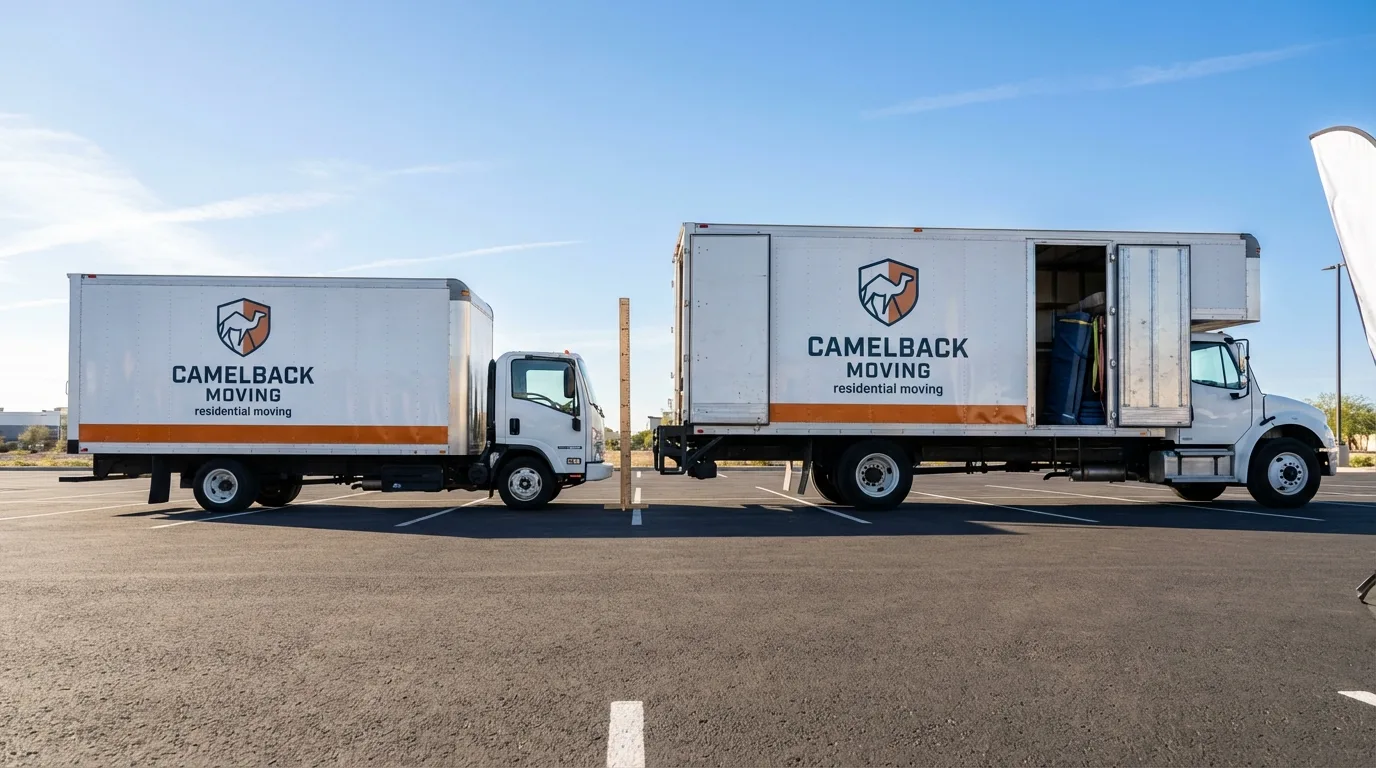 Moving truck size capacity guide in Cheney